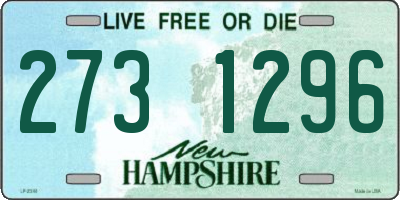 NH license plate 2731296