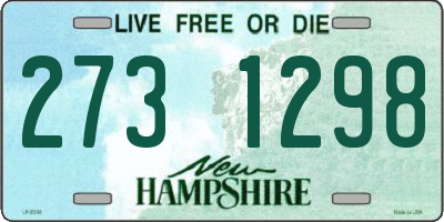 NH license plate 2731298