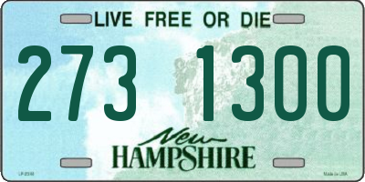 NH license plate 2731300
