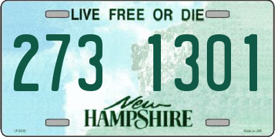 NH license plate 2731301
