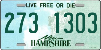 NH license plate 2731303