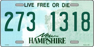 NH license plate 2731318