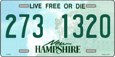 NH license plate 2731320