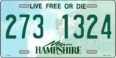 NH license plate 2731324