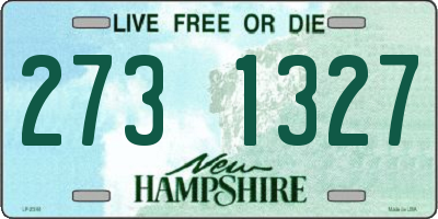 NH license plate 2731327