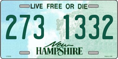NH license plate 2731332