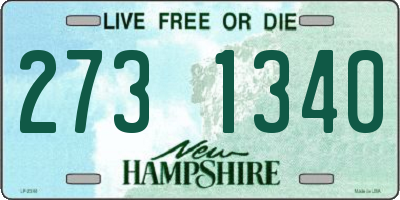 NH license plate 2731340