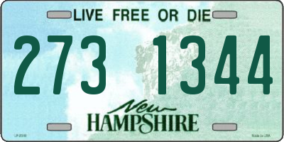 NH license plate 2731344