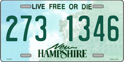 NH license plate 2731346