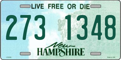 NH license plate 2731348