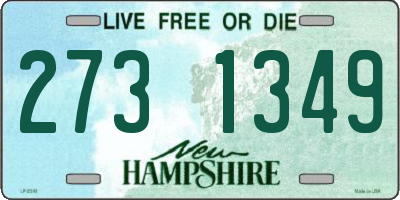 NH license plate 2731349