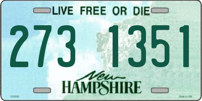 NH license plate 2731351