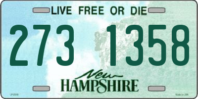 NH license plate 2731358