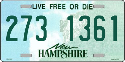 NH license plate 2731361