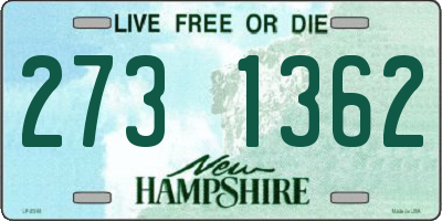 NH license plate 2731362