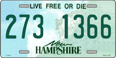 NH license plate 2731366