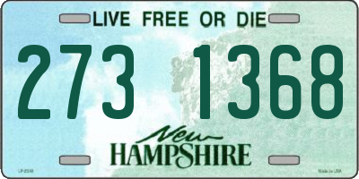 NH license plate 2731368