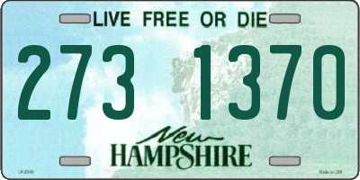 NH license plate 2731370