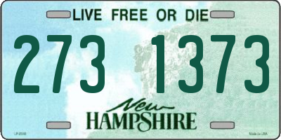 NH license plate 2731373