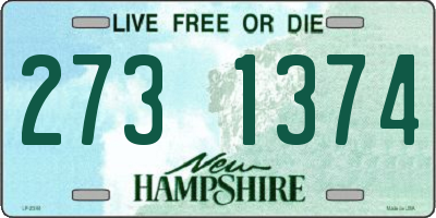 NH license plate 2731374