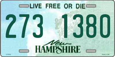 NH license plate 2731380