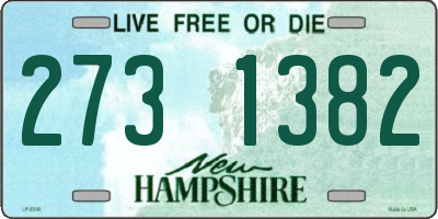 NH license plate 2731382