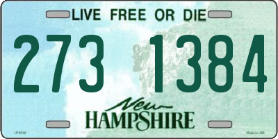 NH license plate 2731384