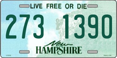 NH license plate 2731390