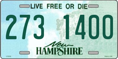 NH license plate 2731400