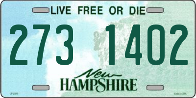 NH license plate 2731402