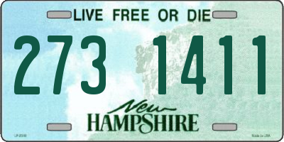 NH license plate 2731411