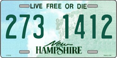 NH license plate 2731412