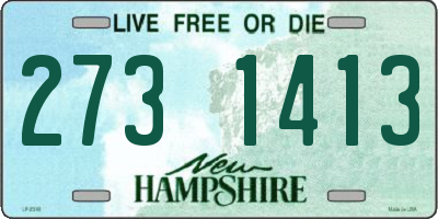NH license plate 2731413