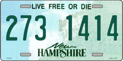 NH license plate 2731414