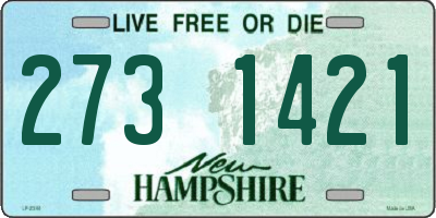 NH license plate 2731421