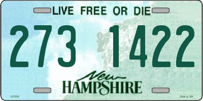 NH license plate 2731422