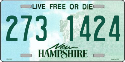 NH license plate 2731424