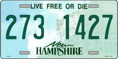 NH license plate 2731427
