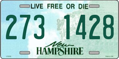 NH license plate 2731428