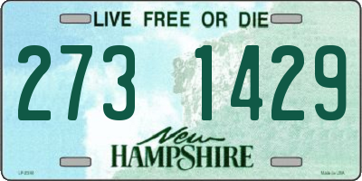 NH license plate 2731429