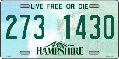 NH license plate 2731430
