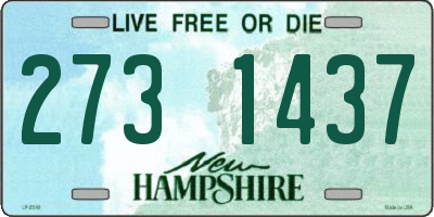 NH license plate 2731437
