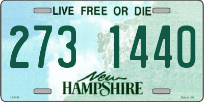 NH license plate 2731440