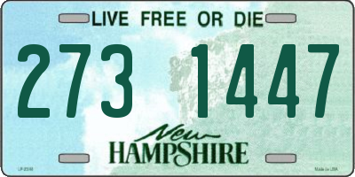 NH license plate 2731447