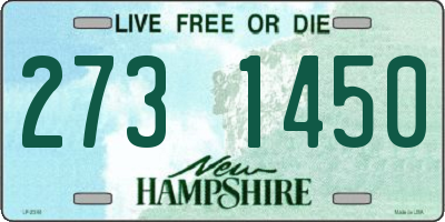 NH license plate 2731450