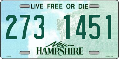 NH license plate 2731451
