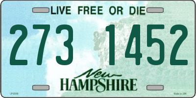 NH license plate 2731452