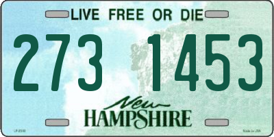 NH license plate 2731453