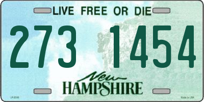 NH license plate 2731454