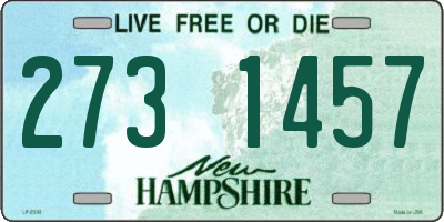 NH license plate 2731457